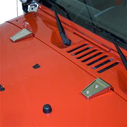 Rugged Ridge Hood Hinge Covers for 2007-2017 WRANGLER, 2018 WRANGLER JK - 11111.1