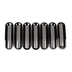 Rugged Ridge Grille Inserts for 2007-2017 WRANGLER, 2018 WRANGLER JK - 11306.31