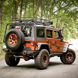 Rugged Ridge Hurricane Flat Fender Flares for 2007-2017 WRANGLER, 2018 WRANGLER JK - 11640.04