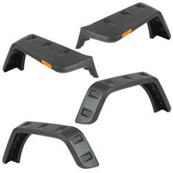 Rugged Ridge Hurricane Flat Fender Flares for 2007-2017 WRANGLER, 2018 WRANGLER JK - 11640.25