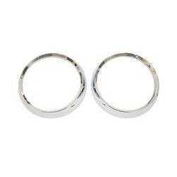 Rugged Ridge Replacement Headlight Bezels for 1976-1986 CJ7, 1981-1985 SCRAMBLER - 12419.04