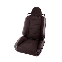 Rugged Ridge RRC Reclining Racing Black/black Vinyl/fabric Seat 13406.15