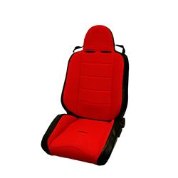 Rugged Ridge RRC Reclining Racing Red/black Vinyl/fabric Seat 13406.53