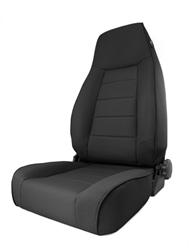 Rugged Ridge XHD Reclining Black Denim Vinyl/fabric Seat 13412.15