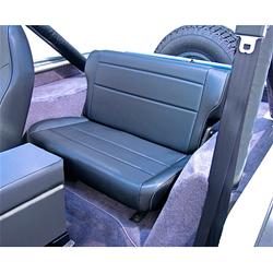 Rugged Ridge Fold and Tumble Rear Black Vinyl Seat 13462.01