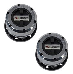 Rugged Ridge Manual Locking Hubs for 1998-2007 FRONTIER, 1990-2007 PATHFINDER, 2000-2007 XTERRA - 15001.61