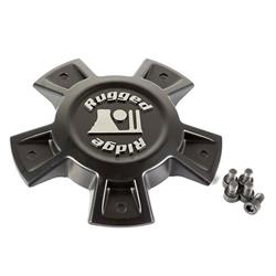 Rugged Ridge - Wheel Center Caps for 2007-2022 WRANGLER, 2018 WRANGLER JK - 15500.90