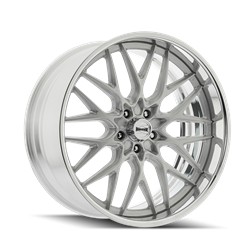 Ridler 681 Series Brushed Wheels with Polished Lip 22x9