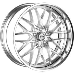 Ridler 681 Series Brushed Wheels with Polished Lip 22x10.5