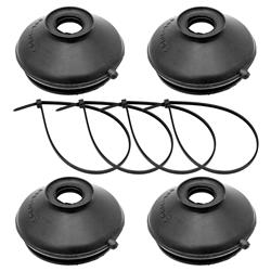 Rock Jock Tie Rod End Dust Boots CE-9701B-BDL-4P