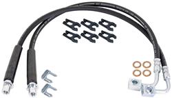 Rock Jock Extended Braided Brake Hoses for 2020-2021 GLADIATOR - RJ-156400-101