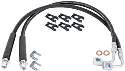 Rock Jock Extended Braided Brake Hoses
