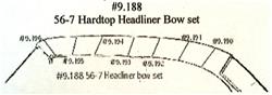 Real-Deal Steel Headliner Components HLBS-67