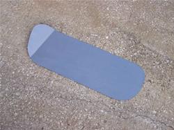 Real-Deal Steel Spare Tire Carrier Delete Plates SPWD-567