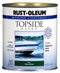 Rust-Oleum Marine Coating Topside Paint 1 Quart Gloss Green 207007