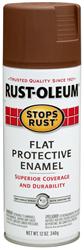 Rust-Oleum Stops Rust Protective Enamel Sprays 12 Oz. Flat Brown 214085