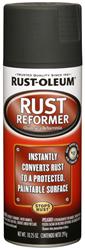 Rust-Oleum Rust Reformer Spray 10.25 oz. Flat Black 248658