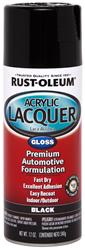 Rust-Oleum Automotive Acrylic Lacquers 12 Oz. Gloss Black 253365