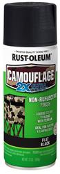 Rust-Oleum Specialty Camouflage Paint 12 Oz. Flat Black 279179