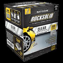 Rust Oleum Rocksolid Polycuramine Clear Top Coat Floor Coatings Rust Oleum Corporation 282829 Rocksolid Polycuramine Clear Top Coat Floor Coatings