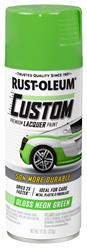 Rust-Oleum Premium Custom Lacquer Paint 11 Oz. Gloss Green 323349