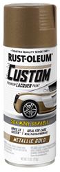 Rust-Oleum Premium Custom Lacquer Paint 11 Oz. Metallic Gold 323352