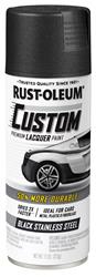 Rust-Oleum Premium Custom Lacquer Paint 11 Oz. Metallic Black 323354