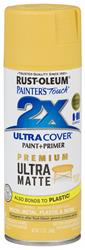 Rust-Oleum Painter's Touch 2X Ultra Cover Paint 12 Oz. Matte Yellow 331186