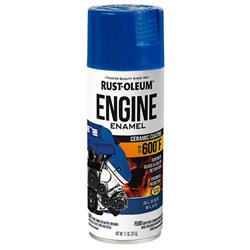 Rust-Oleum Engine Enamel Ceramic Coating Spray Paint 11 Oz. Gloss Blue 363574