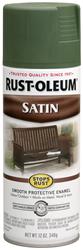 Rust-Oleum Satin Enamel Paint 12 Oz. Satin Green 7737830