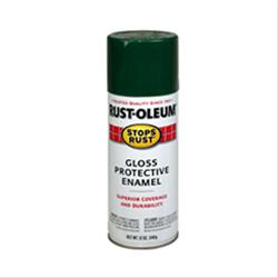 Rust-Oleum Stops Rust Protective Enamel Sprays 12 Oz. Gloss Green 7738830
