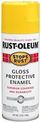 Rust-Oleum Stops Rust Protective Enamel Sprays 12 Oz. Gloss Yellow 7747830