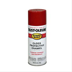 Rust-Oleum Stops Rust Protective Enamel Sprays 12 Oz. Gloss Red 7765830