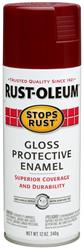 Rust-Oleum Stops Rust Protective Enamel Sprays 12 Oz. Gloss Red 7768830