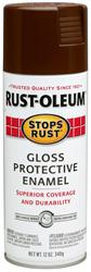 Rust-Oleum Stops Rust Protective Enamel Sprays 12 Oz. Gloss Brown 7775830