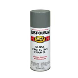 Rust-Oleum Stops Rust Protective Enamel Sprays 12 Oz. Gloss Gray/Silver 7784830