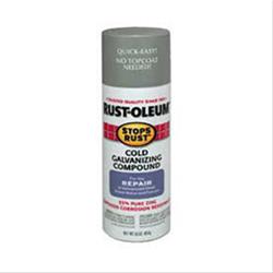 Rust-Oleum Stops Rust Cold Galvanizing Compound Sprays 16 Oz. Flat Gray/Silver 7785830