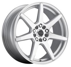 Raceline Wheels 131S EVO Matte Silver Wheels 17x7