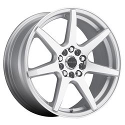 Raceline Wheels 131S EVO Matte Silver Wheels 17x7.5