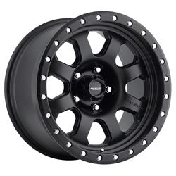 Raceline Wheels 929B Avenger Matte Black Street Lock Wheels 17x9