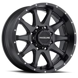 Raceline Wheels 930B Shift Matte Black Wheels 18x8