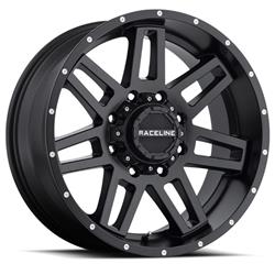 Raceline Wheels 931B Injector Matte Black Wheels 16x8