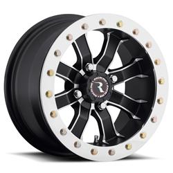 Raceline Wheels A71 Mamba Matte Black Beadlock Wheels