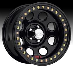 Raceline Wheels Competition Beadlock Rock 8 Black Wheels 16x10