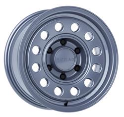 Raceline Wheels Nomad 501 Convoy Utility Gray Wheels 17x8.5