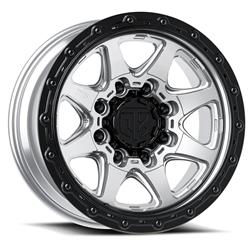 MTX Wheels X300MB Spitfire 8 Machined Wheels with Black Ring