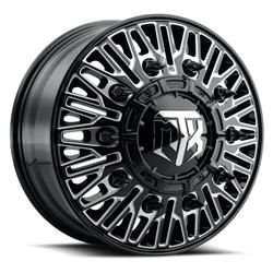 MTX Wheels X402BM Rageous Gloss Black Milled Wheels 20x8.25
