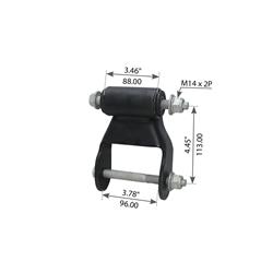 Excel Ring Pinion and Axle - Leaf Spring Shackles and Hangers for 2009-2014 F-150 - 65-23000