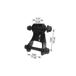 Excel Ring Pinion and Axle - Leaf Spring Shackles and Hangers for 1980-1997 F-350 - 65-23002