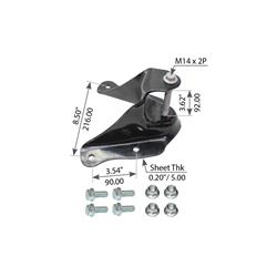 Excel Ring Pinion and Axle - Leaf Spring Shackles and Hangers for 1980-1996 BRONCO - 65-23005